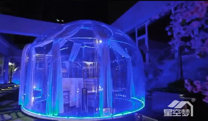山东临汾星空泡泡屋餐厅