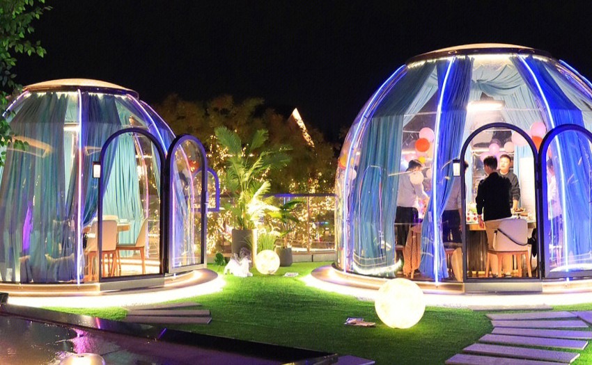 泡泡屋用什么材料做的 泡泡屋用什么材料做的