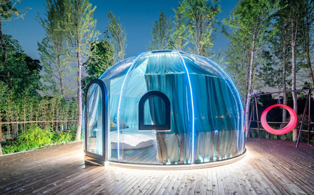 星空帐篷全景效果图